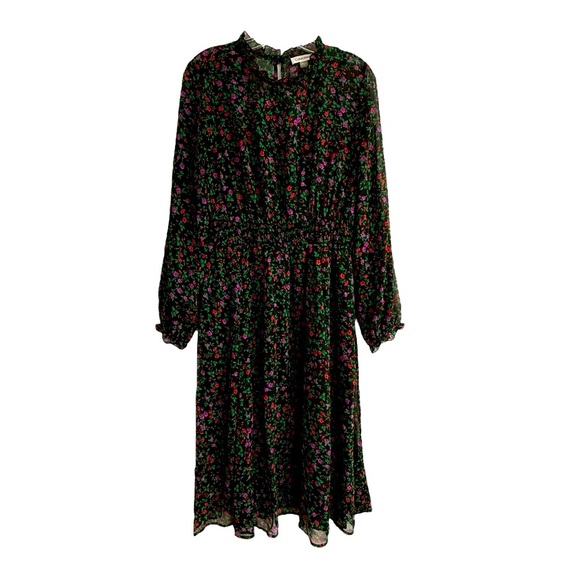 Calvin Klein Floral Midi Dress Size 10 - Picture 1 of 4